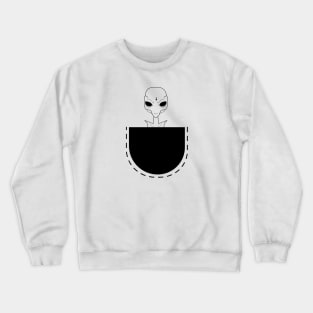 Alien in pocket Crewneck Sweatshirt